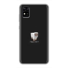 Чехол Майнкрафт на ZTE Blade A31 (AlphaPrint) Minecraft (Овечка Майнкрафт)