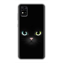 Чехол на тематику: Коты для ZTE Blade A31 (Черный Котик)