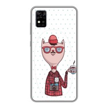 Чехол на тематику: Коты для ZTE Blade A31 (Кот аристократ)