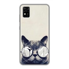Чехол на тематику: Коты для ZTE Blade A31 (Модный кот)