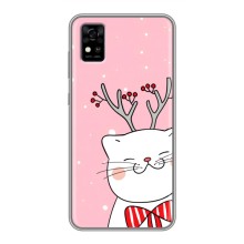Чехол на тематику: Коты для ZTE Blade A31 (Зимний кот)