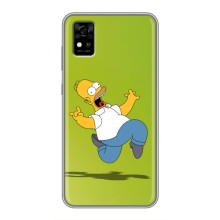 Чехол с Симпсонами для ZTE Blade A31 (VPrint) (Гомер Симпсон)