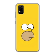 Чехол с Симпсонами для ZTE Blade A31 (VPrint) (Гомер)