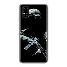 Чехол с украинским воином на ZTE Blade A31 – Украинский снайпер