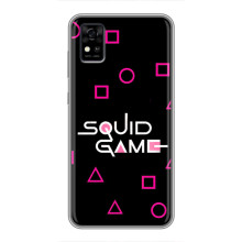 Чехол Гра в кальмара для ZTE Blade A31 – Логотип игры кальмара