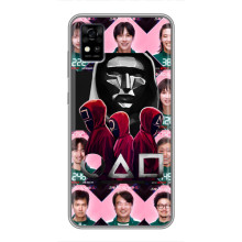 Чехол Гра в кальмара для ZTE Blade A31 – Персонажи игры кальмара