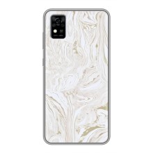 Мраморный чехол на ZTE Blade A31 (VPrint) (Белый мрамор)