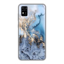 Мраморный чехол на ZTE Blade A31 (VPrint) (Нежный мрамор)