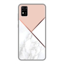Мраморный чехол на ZTE Blade A31 (VPrint) (Тройной мрамор)