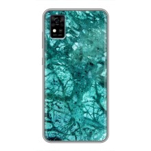 Мраморный чехол на ZTE Blade A31 (VPrint) (Зеленый мрамор)