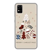 Різдвяні Чохли для ZTE Blade A31 (VPrint) (Merry Christmas)