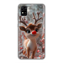 Яскравий чохол для ZTE Blade A31 з Зимові Оленята