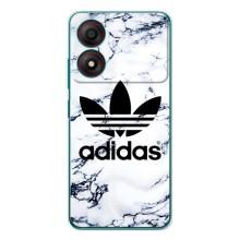 Чохли Адидас для ZTE Blade A34 (AlphaPrint) – Адідас на мраморі