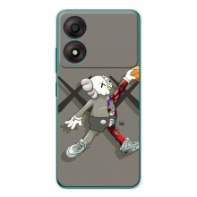 Чехлы для ZTE Blade A34 - Bearbrick Louis Vuitton (PREMIUMPrint) (Беарбрик Джордан)