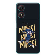 Чохли для ZTE Blade A34 (Leo чемпіон) (AlphaPrint) (Messi ПСЖ)