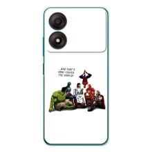 Чехлы для ZTE Blade A34 (Для Христиан) – Иисус супергерой