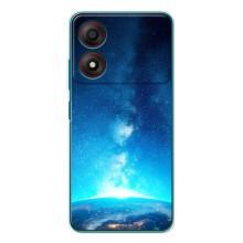 Чехлы КОСМОС для ZTE Blade A34 – Млечный путь