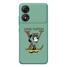 Чохли Луі Вітон для ZTE Blade A34 (AlphaPrint - LOUIS VUITTON) (Міккі Маус LV)