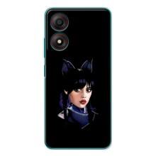 Чехлы с принтом Уэнсдей на ZTE Blade A34 – Милая Уэнсдей