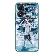 Чехол Месси футболист для ZTE Blade A34 (Месси в Аргентине)