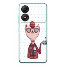 Чехол на тематику: Коты для ZTE Blade A34 – Кот аристократ