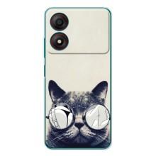 Чехол на тематику: Коты для ZTE Blade A34 – Модный кот