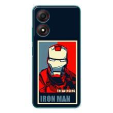 Чохол Супергерой Залізна Людина на ZTE Blade A34 – Art Iron man