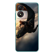 Чехол дракон Беззубик для ZTE Blade A34 – Полет Беззубика