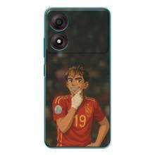 Чехол с футболистом Ламин Ямаль ZTE Blade A34 (Ямаль аниме)