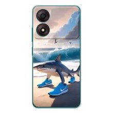 Чехол с мемом Тралалело тралала на ZTE Blade A34 (Тралалело тралала)