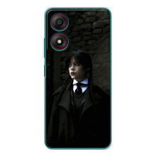 Чехол с дизайном Венздей 2 на ZTE Blade A34 – Уэнсдей в костюме