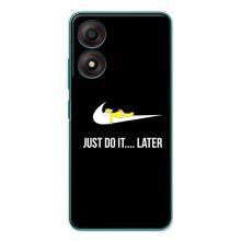 Чохол з логтипом Найк на ZTE Blade A34 – Nike just do it