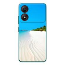 Летний Чехол на ZTE Blade A34 – Море песок