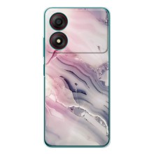 Мраморний чехол на ZTE Blade A34 (VPrint) (Пурпурний Мрамор)