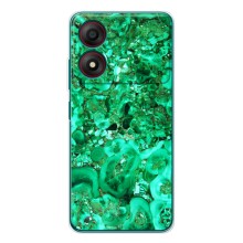 Мраморний чехол на ZTE Blade A34 (VPrint) (Салатовий Мрамор)