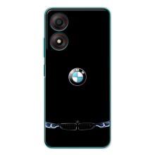 Силиконовый бампер с картинкой машины на ZTE Blade A34 – Черный BMW