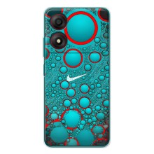 Силиконовый Чехол на ZTE Blade A34 с картинкой Nike (Найк зеленый)