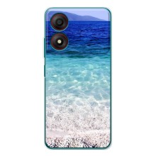 Силиконовый чехол с КАРТИНКАМИ лето для ZTE Blade A34 (AlphaPrint) (Море)