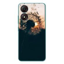 Силиконовый Чехол с одуванчиками на ZTE Blade A34 – Красивый одуванчик
