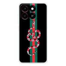 Чехлы Бренд GUCCI для ZTE Blade A35 – Змей Гуччи