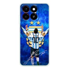 Чехлы для ZTE Blade A35 (Leo чемпион) (AlphaPrint) (Месси сборная)