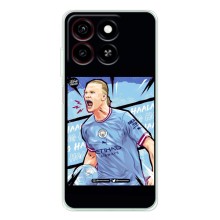 Чехлы с футболистом Ерлинг Холанд для ZTE Blade A35 (AlphaPrint) (гол Эрлинг Холланд)