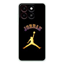 Чехлы для ZTE Blade A35 - с картинкой JORDAN (AlphaPrint) (Jordan Gold)