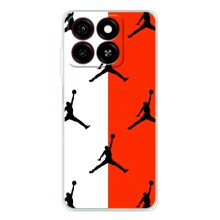 Чехлы для ZTE Blade A35 - с картинкой JORDAN (AlphaPrint) (Лого Джордан)