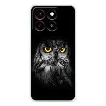 Чохли з принтом СОВИ для ZTE Blade A35 – Сова на чорному