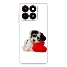 Чехлы с собаками для ZTE Blade A35 (VPrint) (Песик)