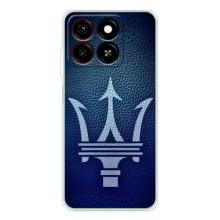 Чехлы с тематикой "Крутые машины" на ZTE Blade A35 (Лого Maserati)