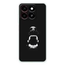Чехол ДОБЕРМАН для ZTE Blade A35 (Пасть добермана)