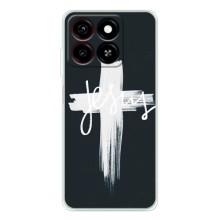 Чехол для ZTE Blade A35 (AlphaPrint) - (Христианские) (Иисус)