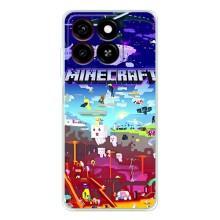 Чохол майнкрафт для ZTE Blade A35 – MINECRAFT